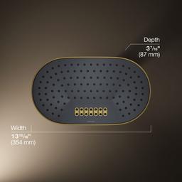 Kohler | Statement | Rainshower Shower Head - Vibrant Brushed Moderne Brass - image 3