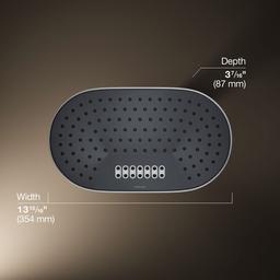 Statement Oblong 14'' two-function rainhead, 2.5 gpm - image 3