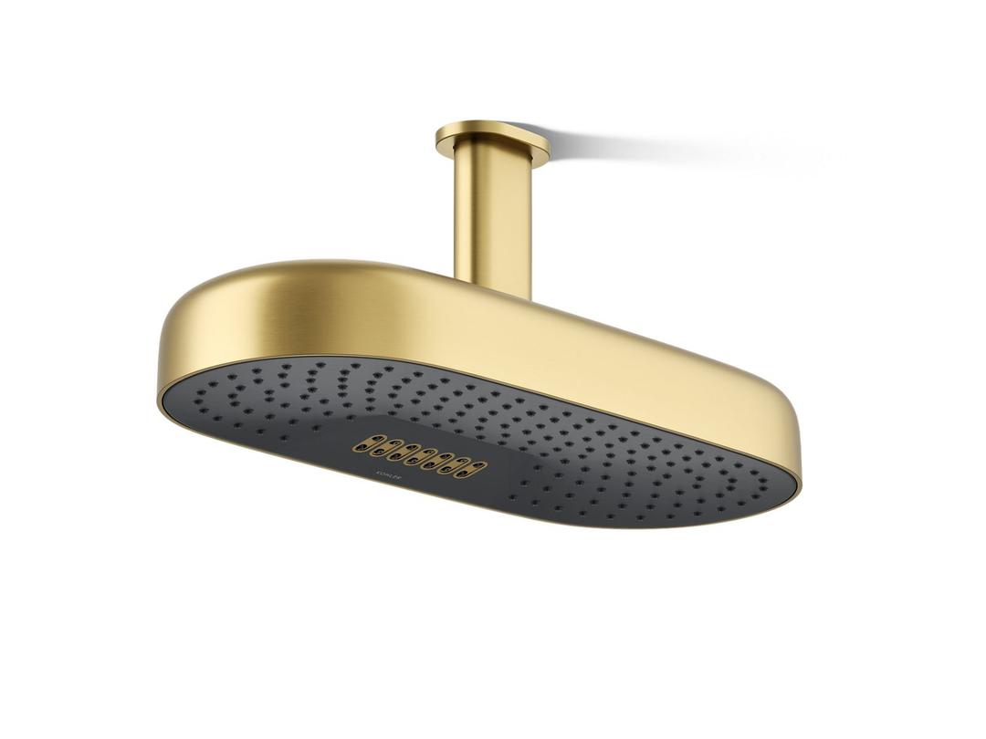 Kohler | Statement | Rainshower Shower Head - Vibrant Brushed Moderne Brass by Kohler