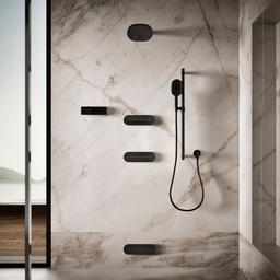 Kohler Statement Oblong Vichy single-function body spray, 1.75 gpm - Matte Black - image 4