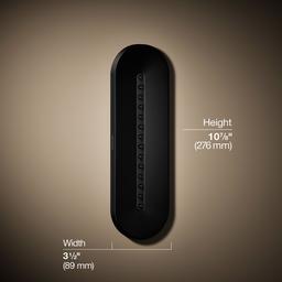 Kohler Statement Oblong Vichy single-function body spray, 1.75 gpm - Matte Black - image 3