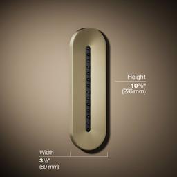 Kohler Statement Oblong Vichy single-function body spray, 1.75 gpm - Vibrant Brushed Bronze - image 3