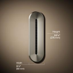 Kohler Statement Oblong Vichy single-function body spray, 1.75 gpm - Vibrant Polished Nickel - image 3