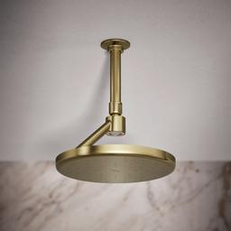 Kohler Statement Open Rain iconic single-function rainhead, 2.5 gpm - Vibrant French Gold - image 2