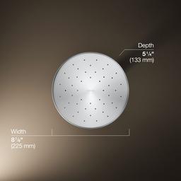 Kohler Statement Open Rain iconic single-function rainhead, 2.5 gpm - Polished Chrome - image 3