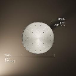 Kohler Statement Open Rain iconic single-function rainhead, 2.5 gpm - Vibrant Polished Nickel - image 3