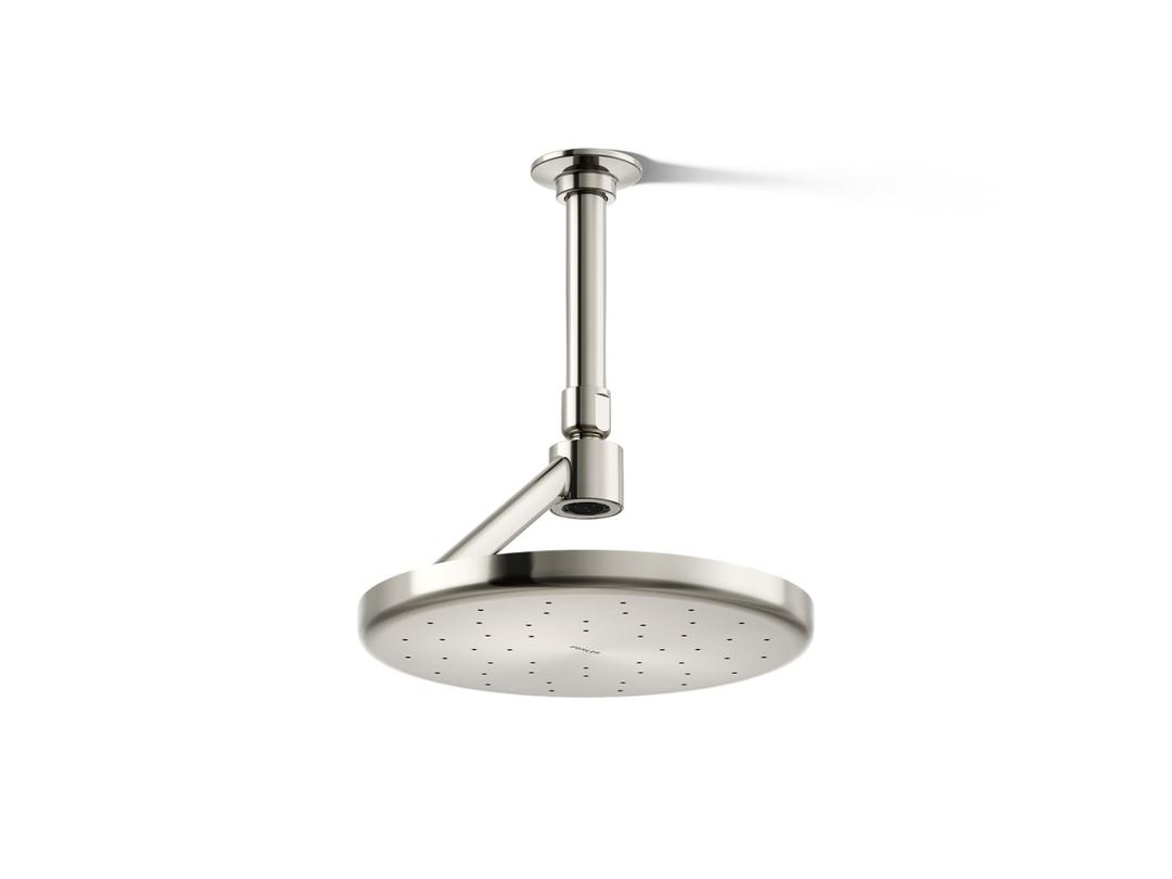 Kohler Statement Open Rain iconic single-function rainhead, 2.5 gpm - Vibrant Polished Nickel by Kohler
