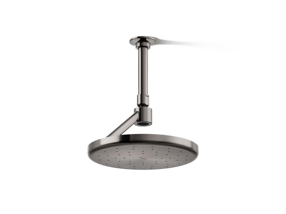 Kohler Statement Open Rain iconic single-function rainhead, 2.5 gpm - Vibrant Titanium by Kohler