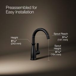 Kohler | Traditional | Cold Water Faucet - Matte Black - image 3