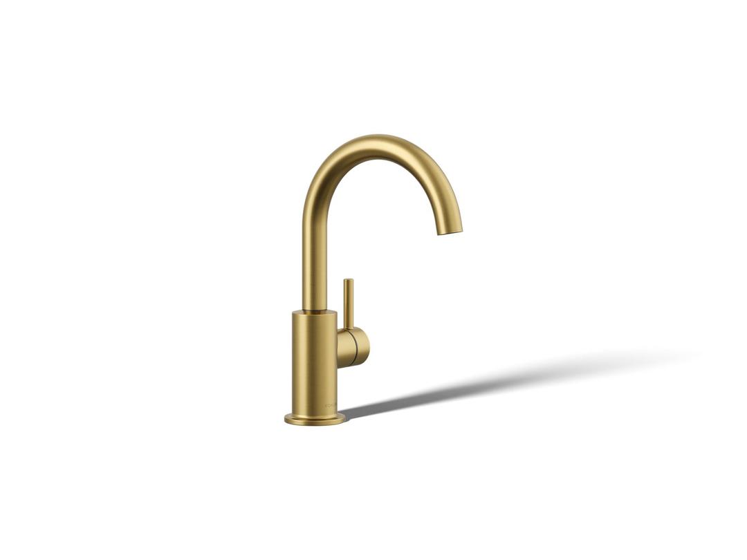 Kohler | Contemporary | Cold Water Faucet - Vibrant Brushed Moderne Brass by Kohler