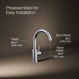 Kohler | Contemporary | Cold Water Faucet - Polished Chrome - image 3