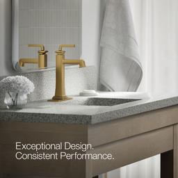 Kohler | Riff | Bathroom Sink Faucet - Vibrant Brushed Moderne Brass - image 4