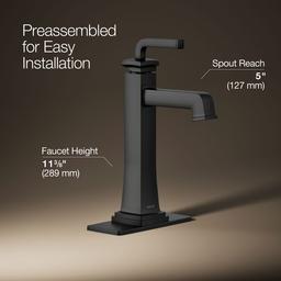 Kohler | Riff | Bathroom Sink Faucet - Matte Black - image 3
