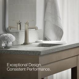 Kohler | Riff | Bathroom Sink Faucet - Vibrant Brushed Nickel - image 4