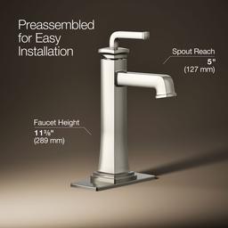 Kohler | Riff | Bathroom Sink Faucet - Vibrant Polished Nickel - image 3