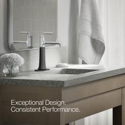 Kohler | Tone | Bathroom Sink Faucet - Polished Chrome With Matte Black - image 3