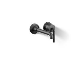 Kohler | Tone | Wall Mounted Bathroom Sink Faucet - Matte Black - image 1