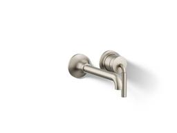 Kohler | Tone | Wall Mounted Bathroom Sink Faucet - Vibrant Brushed Nickel - image 1
