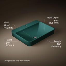 Kohler | Vox | Bathroom Sink - Teal - image 3