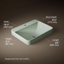 Kohler | Vox | Bathroom Sink - Aspen Green - image 3