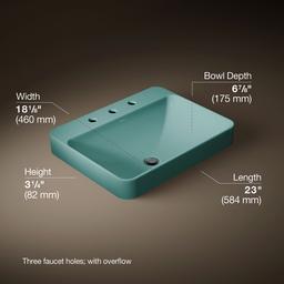 Kohler | Vox | Bathroom Sink - 150th Spring Green - image 3