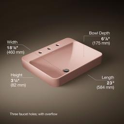 Kohler | Vox | Bathroom Sink - 150th Peachblow - image 3