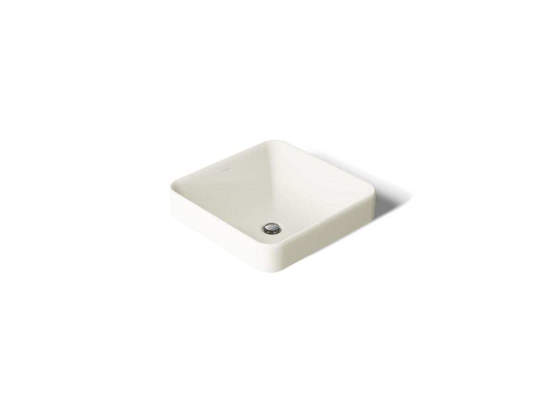 Vox 16-1/4'' square vessel bathroom sink by Kohler