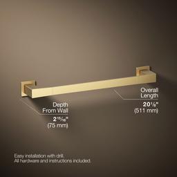 Kohler | Honesty | Robe Hook - Vibrant Brushed Moderne Brass - image 3