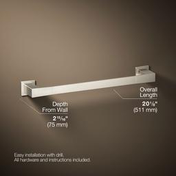 Kohler | Honesty | Towel Bar - Vibrant Brushed Nickel - image 3