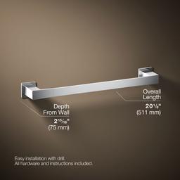 Kohler | Honesty | Towel Bar - Polished Chrome - image 3