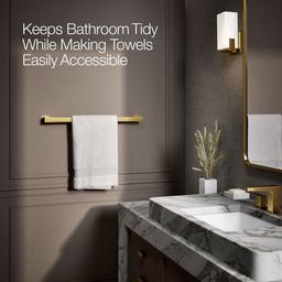 Kohler | Honesty | Towel Bar - Vibrant Brushed Moderne Brass - image 4