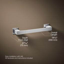 Kohler | Honesty | Towel Bar - Polished Chrome - image 3