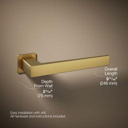 Kohler | Honesty | Towel Ring - Vibrant Brushed Moderne Brass - image 3