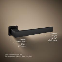 Kohler | Honesty | Towel Bar - Matte Black - image 3