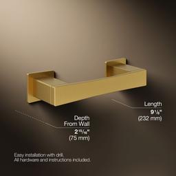 Kohler | Honesty | Toilet Paper Holder - Vibrant Brushed Moderne Brass - image 3