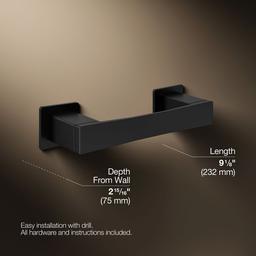 Kohler | Honesty | Toilet Paper Holder - Matte Black - image 3