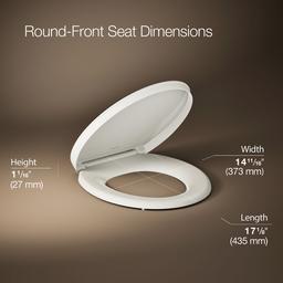 Impro ReadyLatch Quiet-CloseE round-front toilet seat - image 3