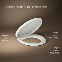 Impro ReadyLatch Quiet-CloseE round-front toilet seat - image 3