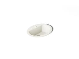 Kohler Bryant 20-1/4'' oval drop-in bathroom sink - Biscuit - image 1