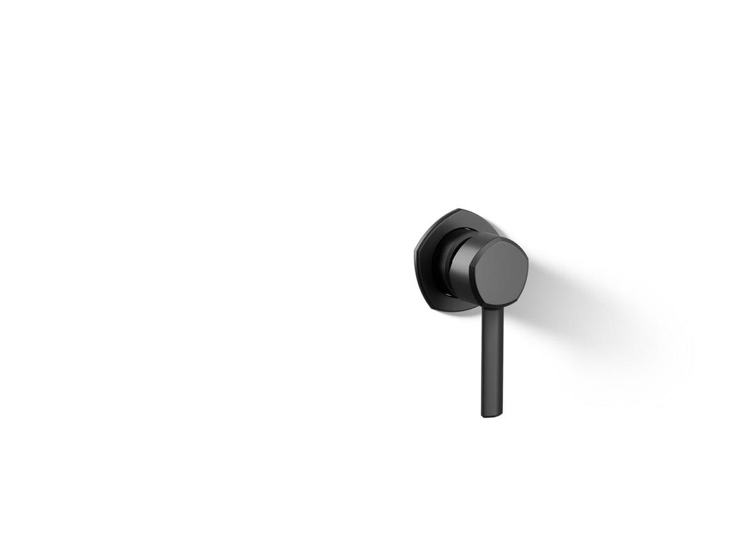Kohler Occasion Wall-mount bathroom sink faucet handle - Matte Black by Kohler