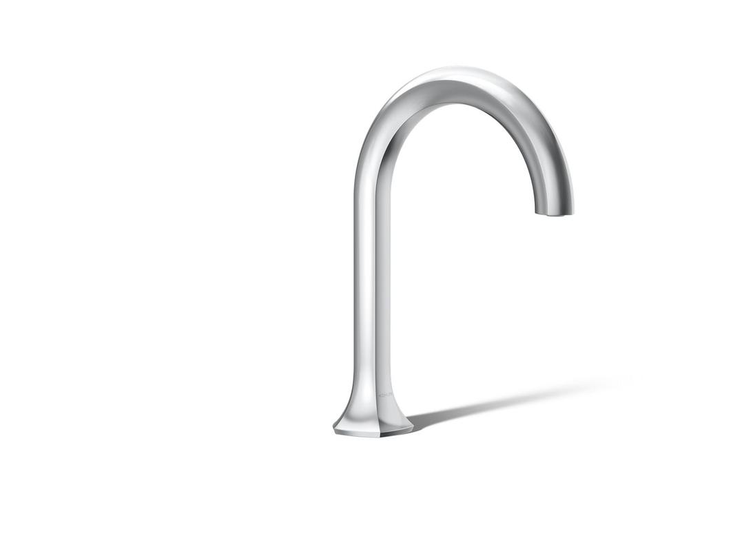 Kohler Occasion Deck-mount bath spout with Cane design - Polished Chrome by Kohler