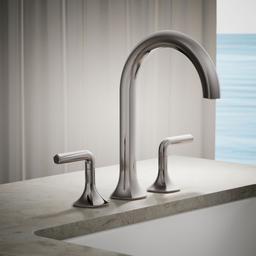 Kohler Occasion Deck-mount bath spout with Cane design - Vibrant Titanium - image 2