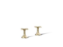 Kohler Occasion Deck-mount bath faucet handles with Cross design - Vibrant French Gold - image 1