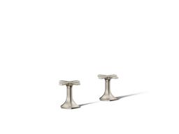 Kohler Occasion Deck-mount bath faucet handles with Cross design - Vibrant Brushed Nickel - image 1