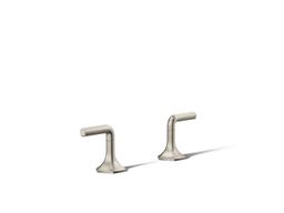 Kohler Occasion Deck-mount bath faucet handles with Lever design - Vibrant Brushed Nickel - image 1