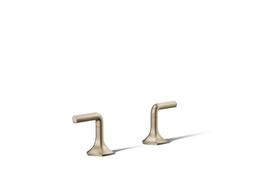 Kohler Occasion Deck-mount bath faucet handles with Lever design - Vibrant Brushed Bronze - image 1