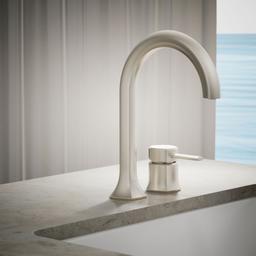 Kohler Occasion Deck-mount bath faucet handle - Vibrant Brushed Nickel - image 2