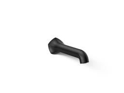 Kohler Occasion Wall-mount bath spout with Straight design, 8'' - Matte Black - image 1