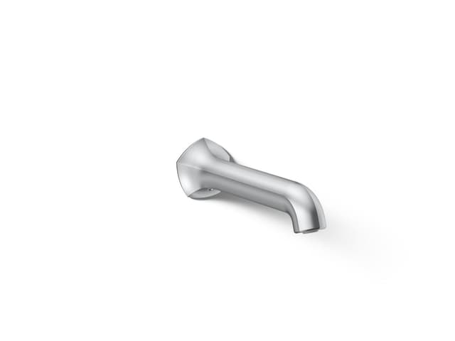 Kohler Occasion Wall-mount bath spout with Straight design, 8'' - Polished Chrome