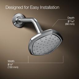 Kohler Occasion Single-function showerhead, 2.5 gpm - Polished Chrome - image 3